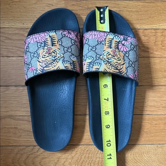 Gucci Bengal Tiger Sakura Slides - Picture 10 of 16